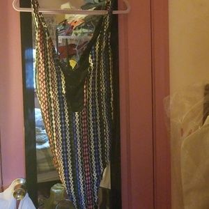 Printed bathing suit